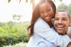 Couple In Countryside